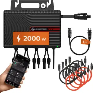 Solarway All In One Envertech Mikro-Wechselrichter 2000W Set inkl. 5M AC-Kabel &