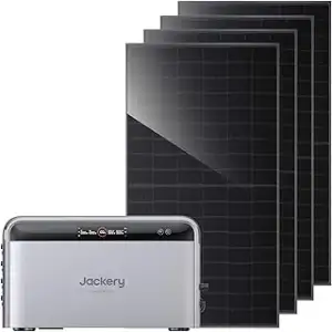 Jackery SolarVault 3 Pro Balkonkraftwerk mit Speicher, 4×450W Glas-Glas Solarmodule, 4 MPPT, 1200...