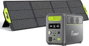 FOSSiBOT F1200 Solargenerator mit 200W Solarpanel, 1200W Tragbare Powerstation 1