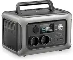 ALLPOWERS R600 Tragbare Powerstation, 299Wh LiFePO4 Batterie mit 2x 600W (1200W Spitze) AC Ausgan...