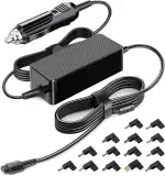 KFD DC 12V-24V Universal KFZ Ladekabel Netzteil Laptop Auto Ladegerät für HP Dell Lenovo Asus Acer Medion Fujitsu Sony Samsung Toshiba Delta LG Notebook DC Adapter Car Charger Zigarettenanzünder