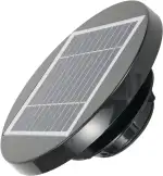 Solarbetriebener Abluftventilator,Solar Dachventilator Loft-Ventilator, Solarbetriebener Autoabluftventilator Für Boot RV Gewächshaus Schuppen Wohnwagen,Gartenhäuser