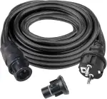 Betteri BC01 AC Kabel 10M, Balkonkraftwerk Anschlusskabel Betteri BC01 Buchse zu Schuko Stecker mit Endkappe zum Anschluss von Mikrowechselrichtern Envertech, TSUN, NEP, Hoymiles (HM), Alter Stil DEYE