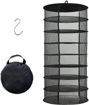 Desy & Feeci Hängendes Kräuter-Trockennetz 8-lagiger Pflanzennetz-Trockenständer