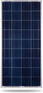 JWS Solarmodul 100W 12V – Polykristallines Solarpanel mit wetterfester Anschlussdose & Alurahmen – Ideal für Wohnmobil, Garten, Boot & Camping