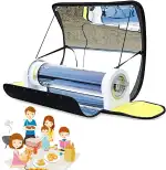 Tragbarer Solarkocher – Schnellster Solarkocher für Camping | Kompaktes Campingkochgeschirr & Überlebensausrüstung | Outdoor-Ofen & Solargrill | Campingkocher für Wanderungen