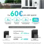 Marstek Mikrowechselrichter 800W – 230V AC 0% VAT, 16-60V DC Eingang, Solar-Wechselrichter mit Wi...