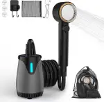 Campingdusche mit Akku LED-Display Camping Dusche