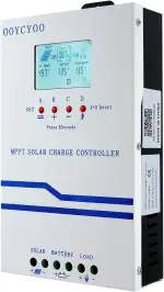 MPPT 60A Solarladeregler 48V 36V 24V 12V Auto Max 160V DC Eingangssolarregler mit LCD Display , F...