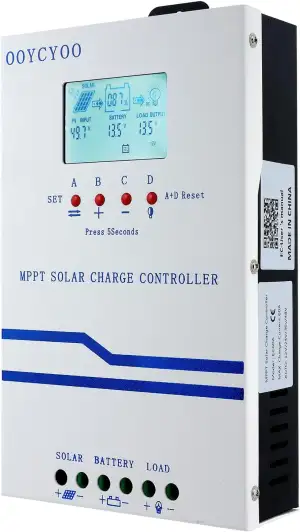 MPPT 60A Solarladeregler 48V 36V 24V 12V Auto Max 160V DC Eingangssolarregler mi