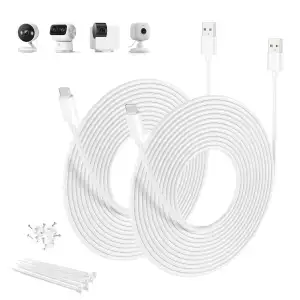 Basesailor Ladekabel für Camera USB C Lang 5M 2Stück,Lange USB A zu USB C Kabel 