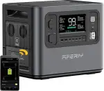 AFERIY Portable Powerstation 2400W, 2048Wh LiFePO4 Batterie, 1,7 Stunde Schnellladung, 13 Anschlü...
