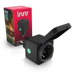 Innr Zigbee Smart Außensteckdose, Funktioniert mit Hue* und Alexa, Outdoor Smart Plug, Garten Steckdose mit Strommessung, IP54 Wasserdicht - 1 Stück