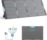 400W Faltbares Solarpanel Monokristallin mit integriertem Ständer, 23,5% Wirkungsgrad, IP67 wasserdicht, universell kompatibel mit Powerstation, Generator und Wohnmobil