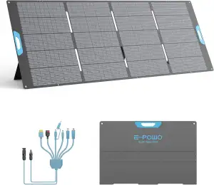 400W Faltbares Solarpanel Monokristallin mit integriertem Ständer, 23,5% Wirkung