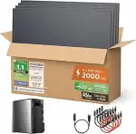 Solarway Balkonkraftwerk 2000Wp / 800W mit 3,8 kWh EcoFlow STREAM Ultra X Speicher – Komplettset ...