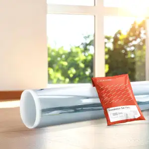 Solar Systems - Thermofolie Fenster mit Nano-Keramik-Beschichtung - Thermo Transparent Fenster Isolierfolie zur Wärmedämmung Fensterfolie - Sonnenschutzfolie - Kälteschutzfolie Spectra 75x50cm