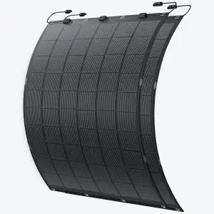 ALLDREI® flexible Solarmodule 2 Stücke - 450W flexibles Solarpanel-Kit, 213°Biegung PV Module mit...