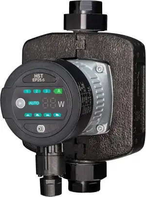 HST | Hocheffiziente Heizungspumpe | Umwälzpumpe | HST EP 25-60/180 mm | 6 Meter