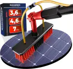 BoomDing Teleskop Waschbürste | 3,6 Meter lang aus Aluminium | Perfekt als Wintergarten Reinigungsset | Terrassendach Reiniger | Aber auch PV Anlage Reinigung | Waschbürste mit Teleskopstiel