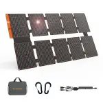 FlexSolar 100W Solarpanel Faltbar DC/QC 3.0 USB-A & PD3.0 USB-C Solarladegerät Monokristalline Solarzelle für Camping,Garten,RV，Smartphone