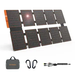 FlexSolar 100W Solarpanel Faltbar DC/QC 3.0 USB-A & PD3.0 USB-C Solarladegerät M