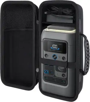 co2CREA Hart Reise Schutz Hülle Etui Tasche für Anker SOLIX C300 DC Powerbank Po