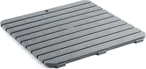 TATAY Duschplattform, Polypropylen-Kunststoff, Holzoptik, rutschfest, Sonnenschu