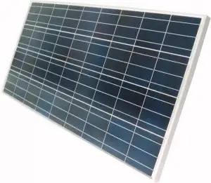 JWS Solarmodul 130W 12V Polykristallin – Hochwertiges Solarpanel mit Anschlussbo