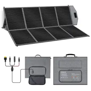 400W Tragbare Solarpanel, Faltbares Solarladegerät, MC4-Stromversorgung und Mehr