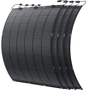 ALLDREI® flexible Solarmodule 2er Set - 900W flexibles Solarpanel-Kit, 213°Biegu