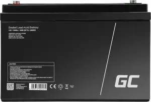 Green Cell® AGM 12V 100Ah Blei-Akku VRLA – Wartungsfreie Gelakkubatterie für Car