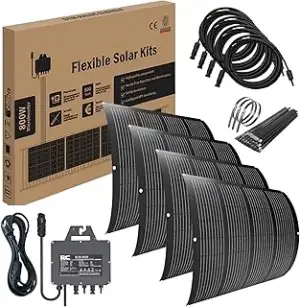 Balkonkraftwerk 800W Flexibles Set | 4x 200W Flexible Solarmodule