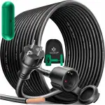 KESSER® Verlängerungskabel 40m mit Schutzkappe Outdoor - für Innenbereich Außenbereich - Verlängerung Stromkabel – 230 V IP44 - mit Schuko Stecker - Schutzkontakt Baustellenkabel Schutzkontaktstecker