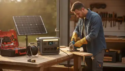 Autarke Power für mobile Werkstatt