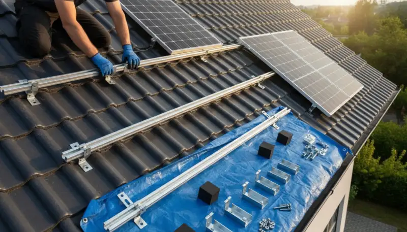 Eigenen Solarstrom leicht gemacht: Wie die PV Halterung für Ziegeldächer Ihr Dach zur Energiequelle macht