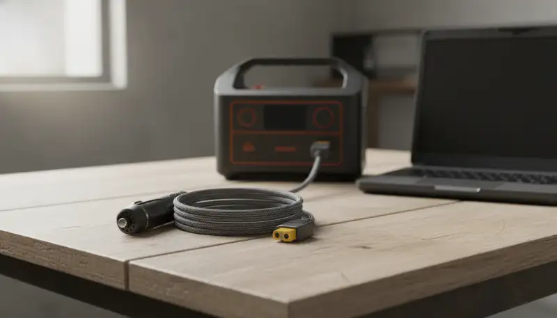 Optimales Auto-Ladekabel für Powerstations